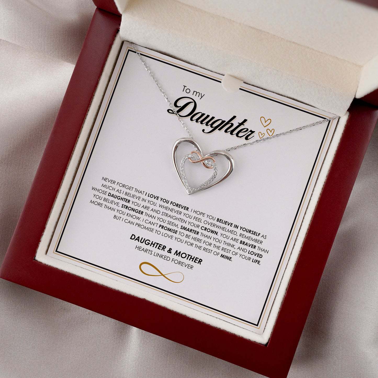 New Double-heart Necklace For Women