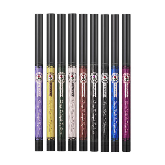Colorful Eyeliner Glue Pen Is Extremely Fine, Waterproof And Non Smudging