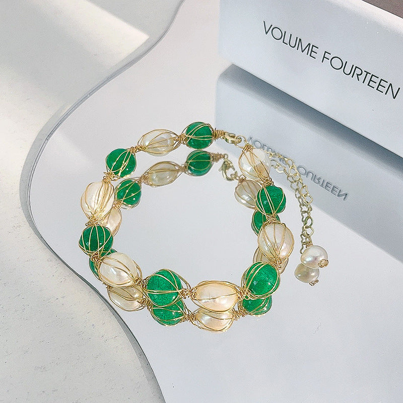 Fashion Simple Natural Freshwater Pearl Bracelet