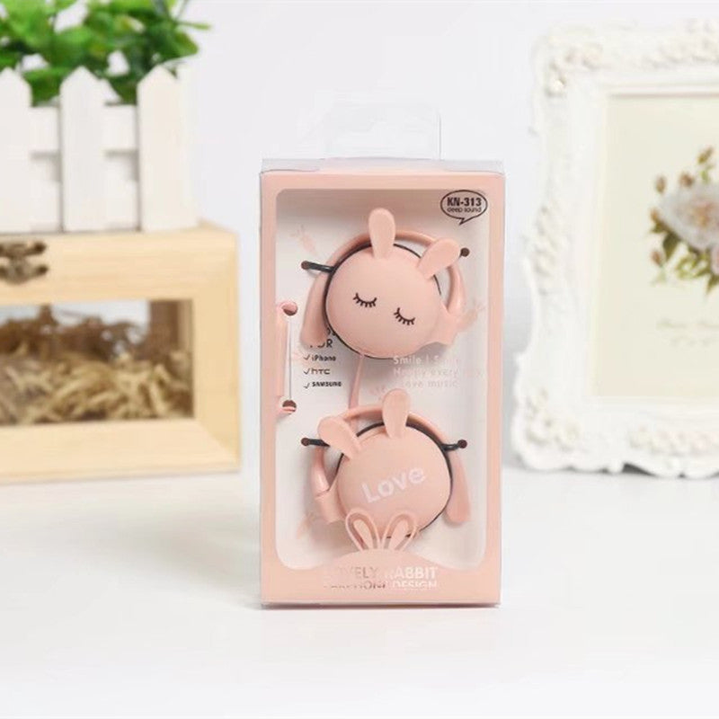 Cartoon hanging sport ear headphones