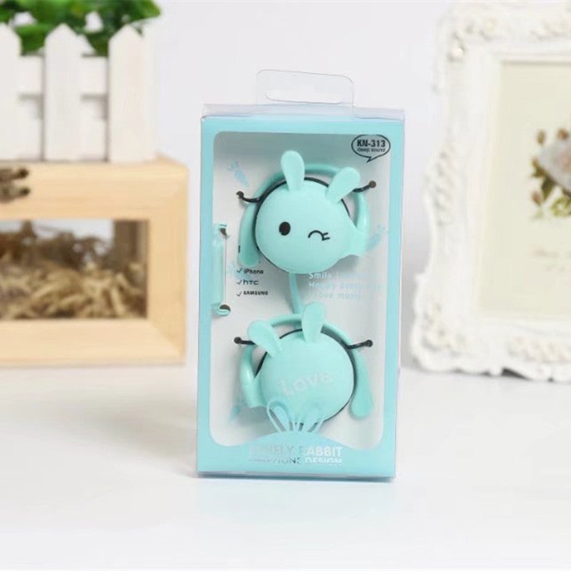 Cartoon hanging sport ear headphones