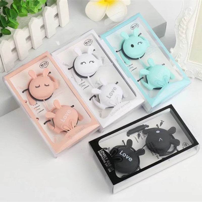 Cartoon hanging sport ear headphones