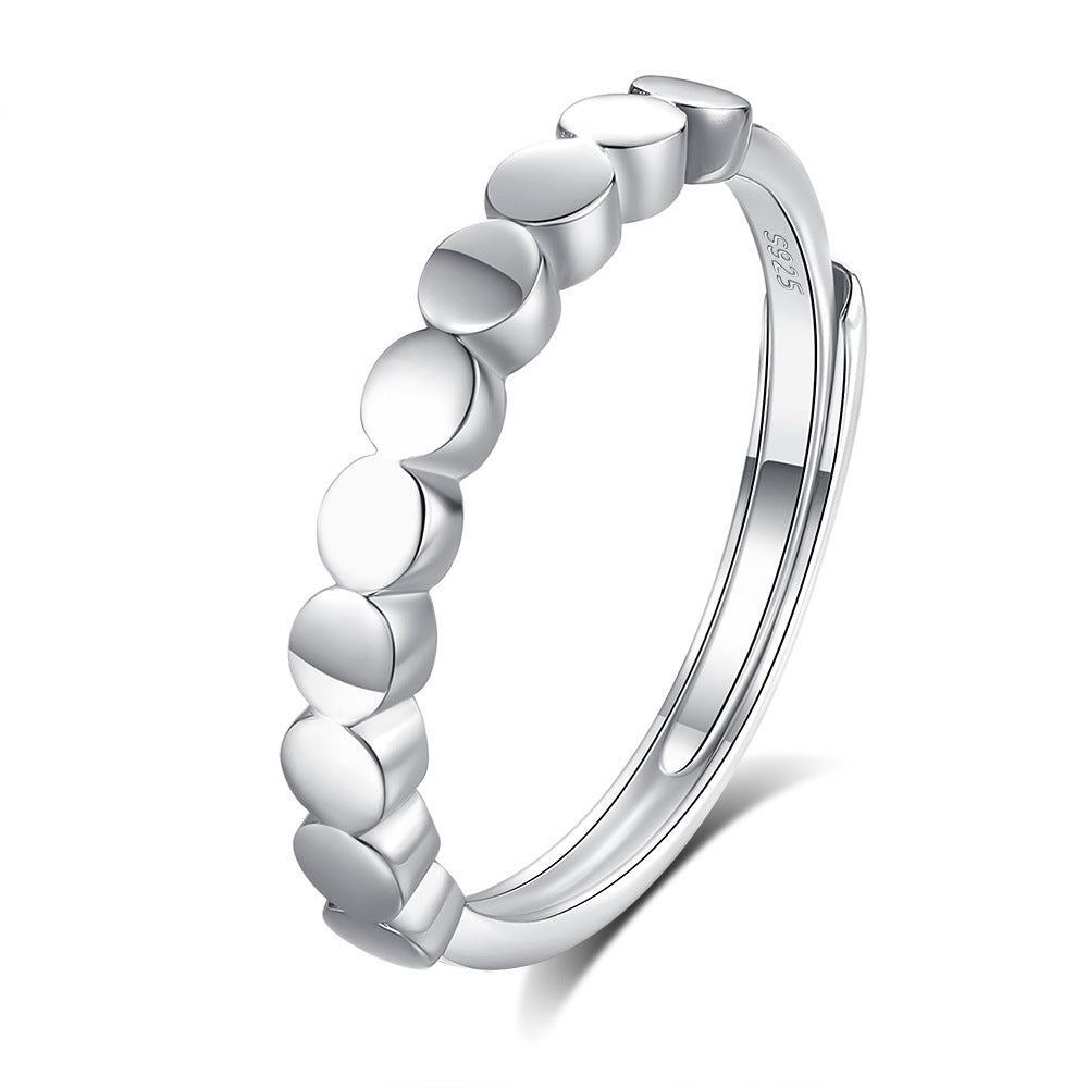 Original Design High Sense S925 Silver Couple Ring