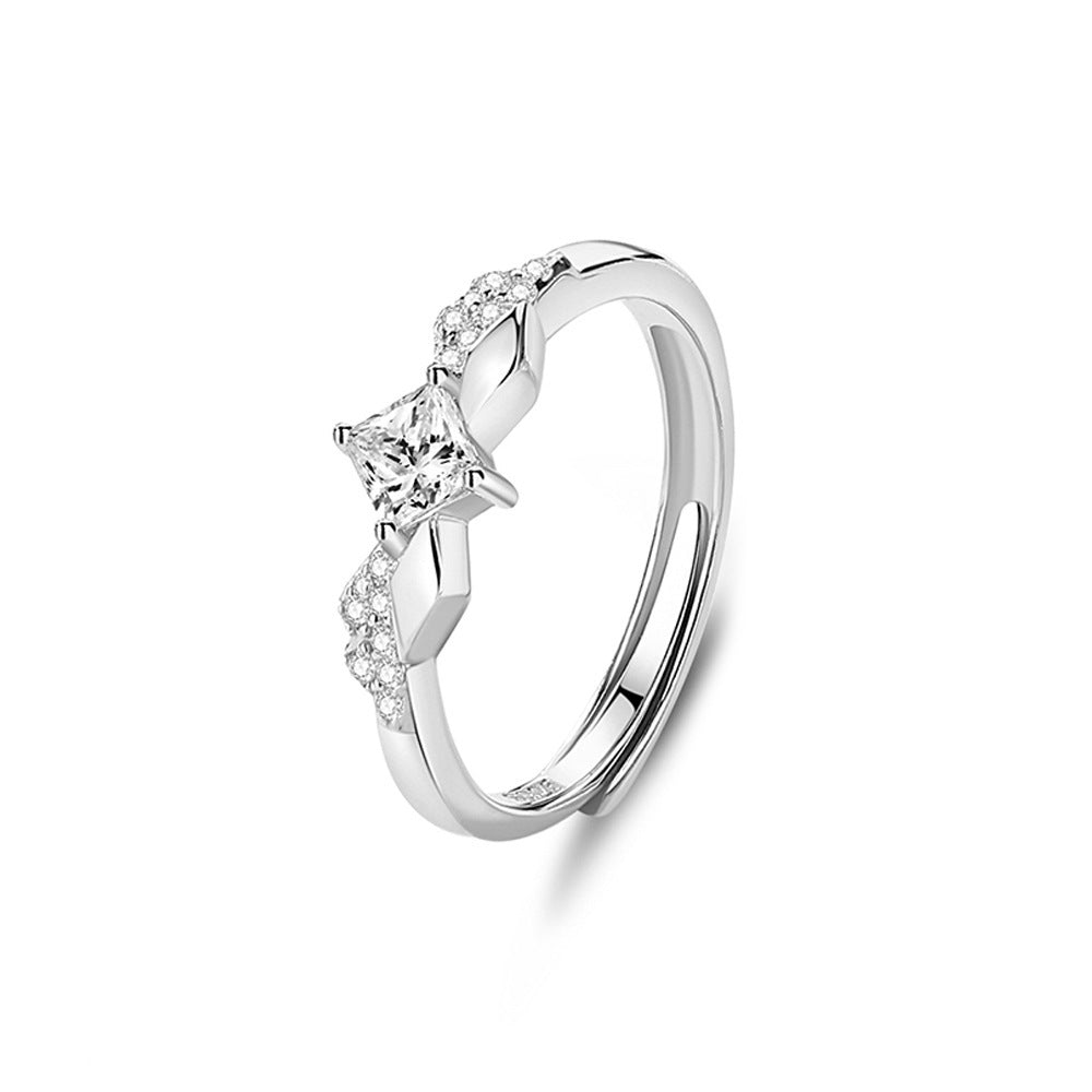 Original Design High Sense S925 Silver Couple Ring