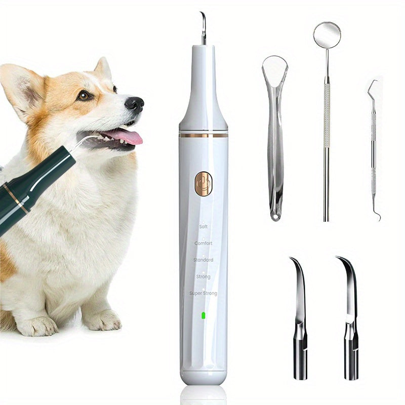 Ultrasonic Pet Teeth Cleaning And Cleaning Device