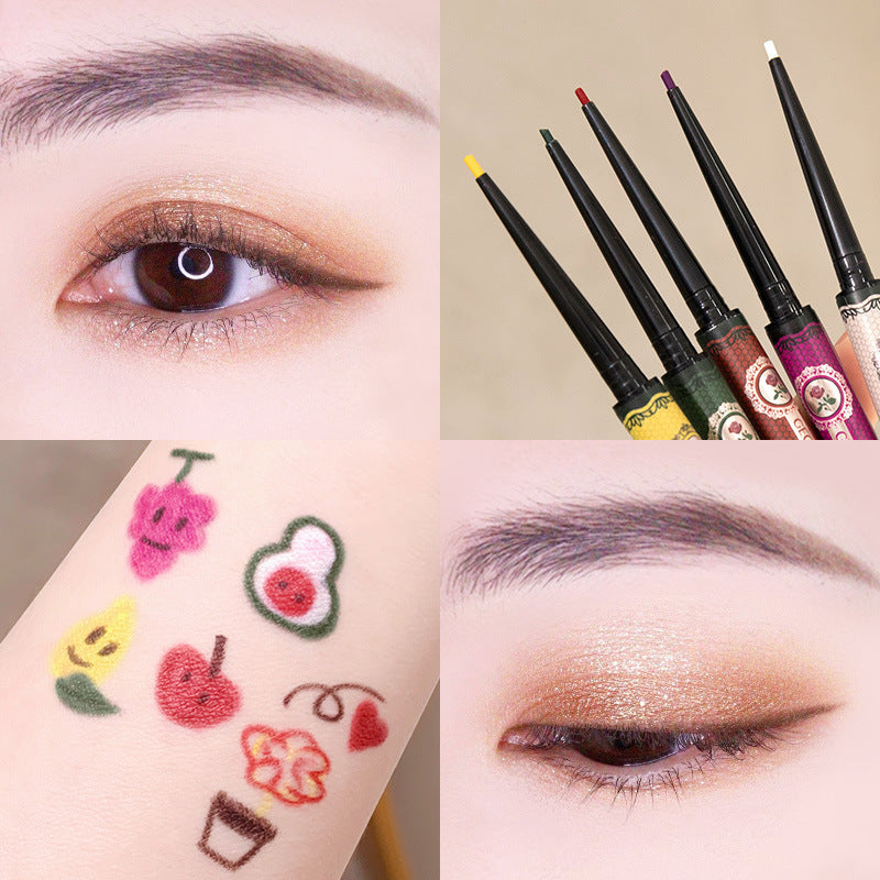 Colorful Eyeliner Glue Pen Is Extremely Fine, Waterproof And Non Smudging