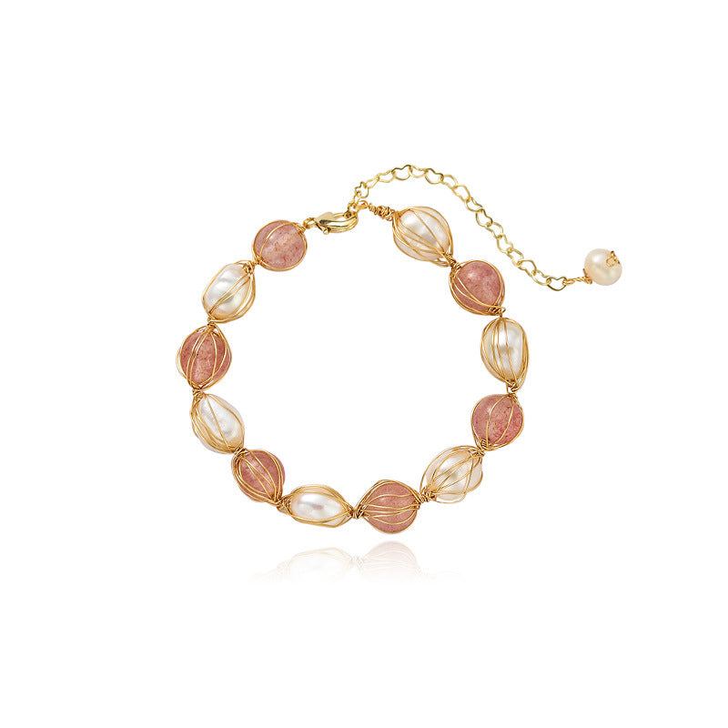 Fashion Simple Natural Freshwater Pearl Bracelet