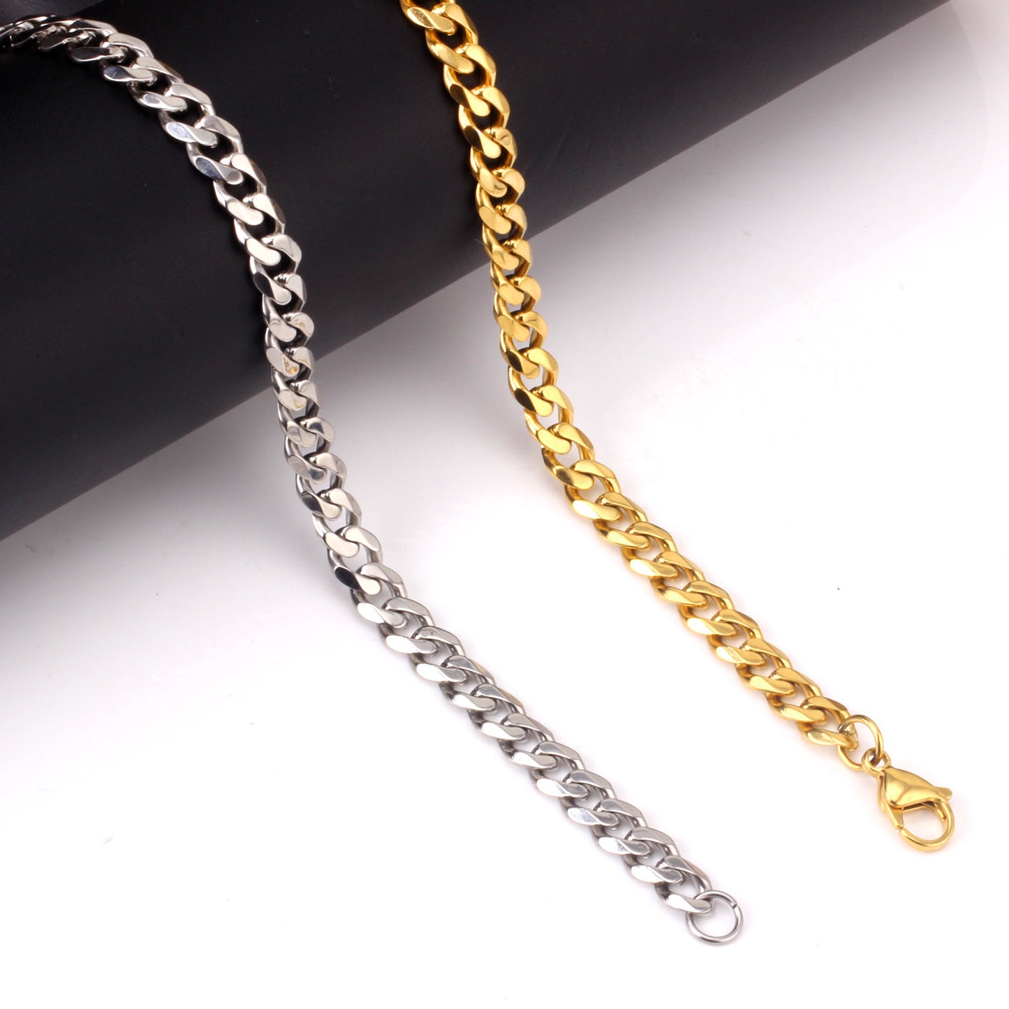 Fashion Hip Hop Personality Stainless Steel Cuban Link Chain