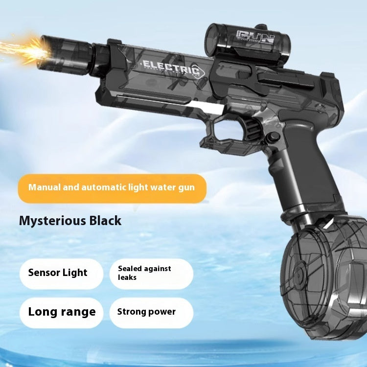 Fire Rat Electric Water Pistol Cool Light Cool Light Full Automatic Water Spray Gun Summer Toy Sports Entertainment Children Gifts AC223