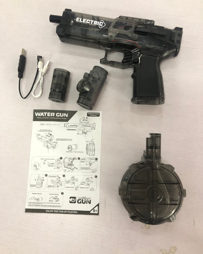 Fire Rat Electric Water Pistol Cool Light Cool Light Full Automatic Water Spray Gun Summer Toy Sports Entertainment Children Gifts AC223