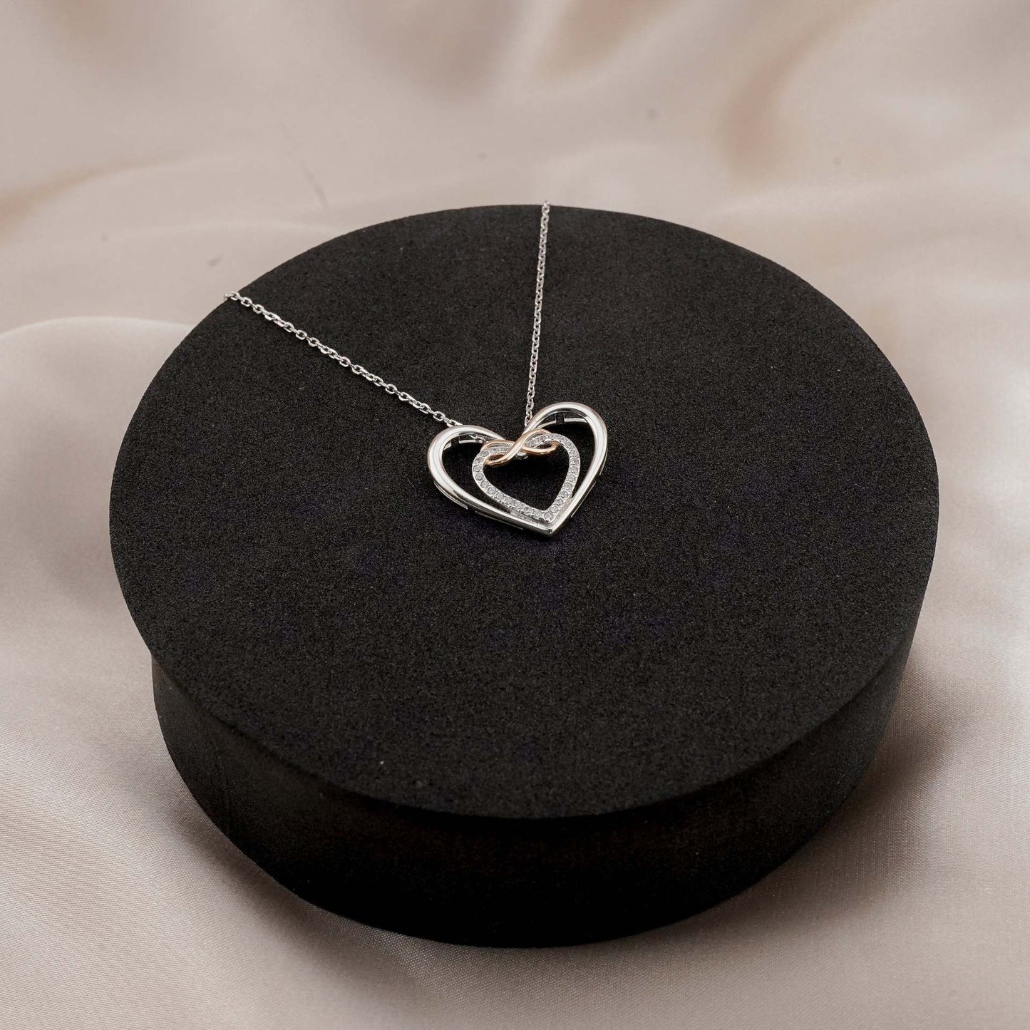 New Double-heart Necklace For Women