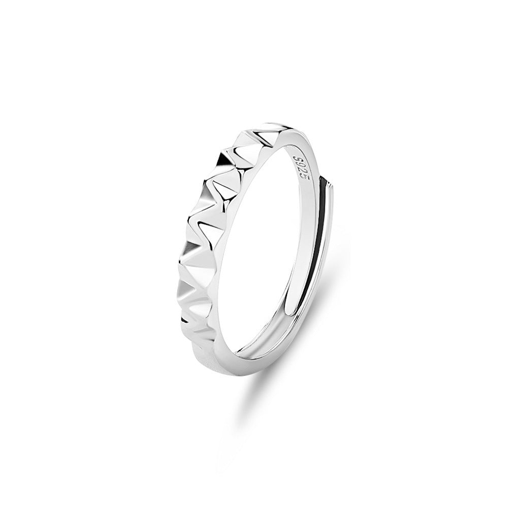 Original Design High Sense S925 Silver Couple Ring