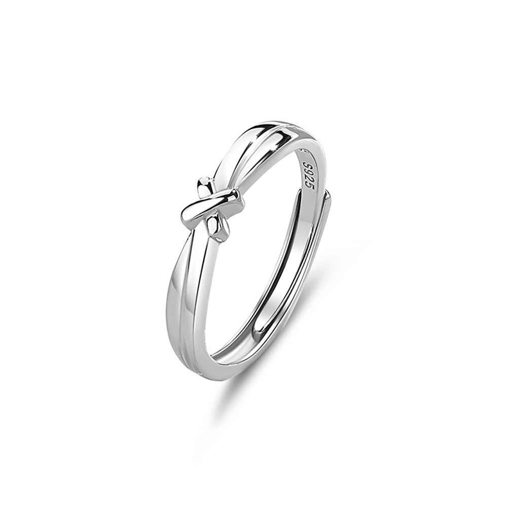 Original Design High Sense S925 Silver Couple Ring