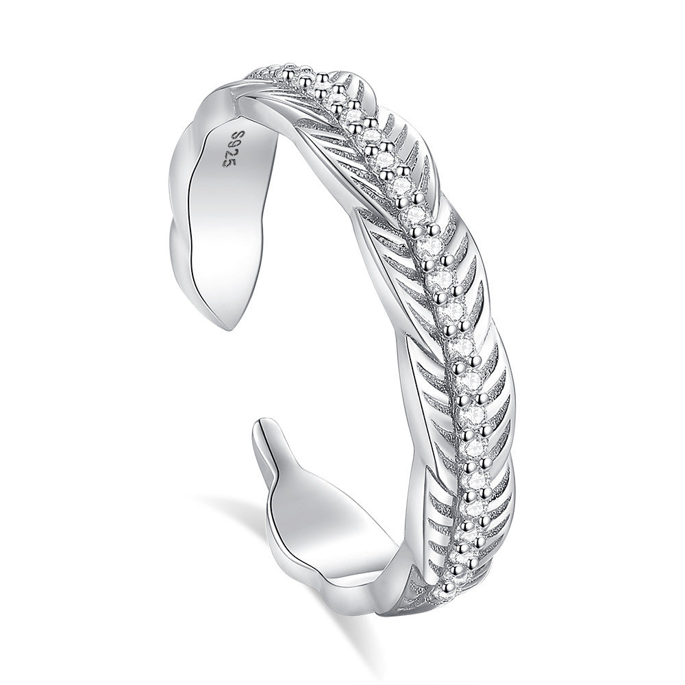Original Design High Sense S925 Silver Couple Ring