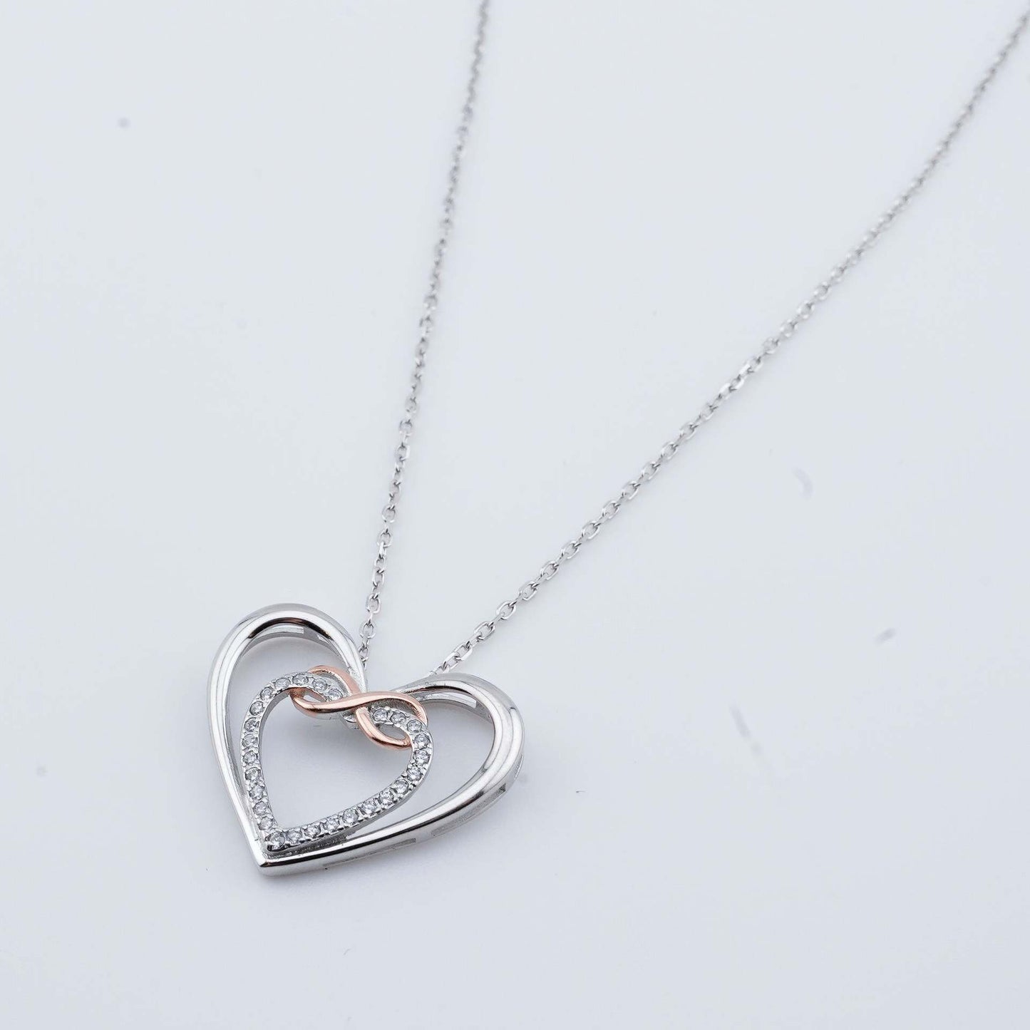 New Double-heart Necklace For Women