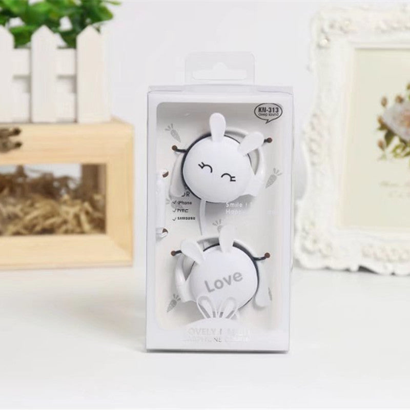 Cartoon hanging sport ear headphones