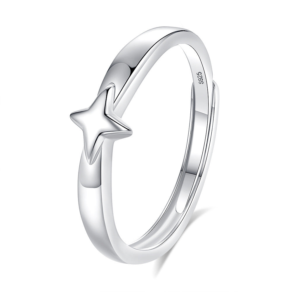 Original Design High Sense S925 Silver Couple Ring