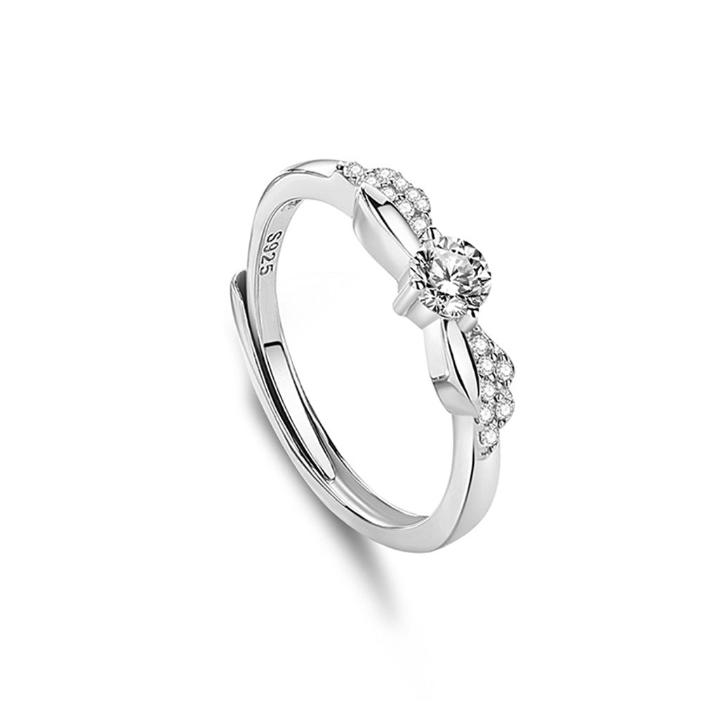 Original Design High Sense S925 Silver Couple Ring