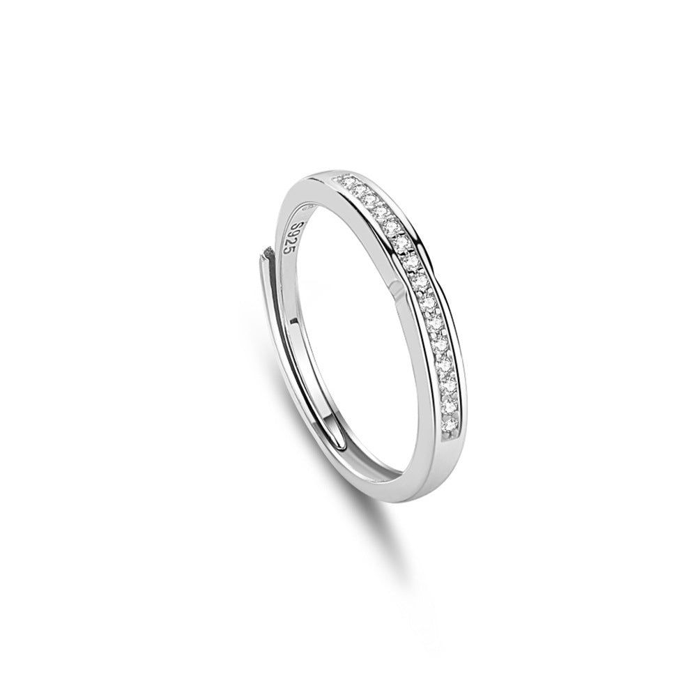 Original Design High Sense S925 Silver Couple Ring