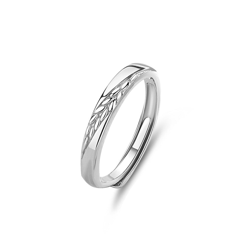 Original Design High Sense S925 Silver Couple Ring