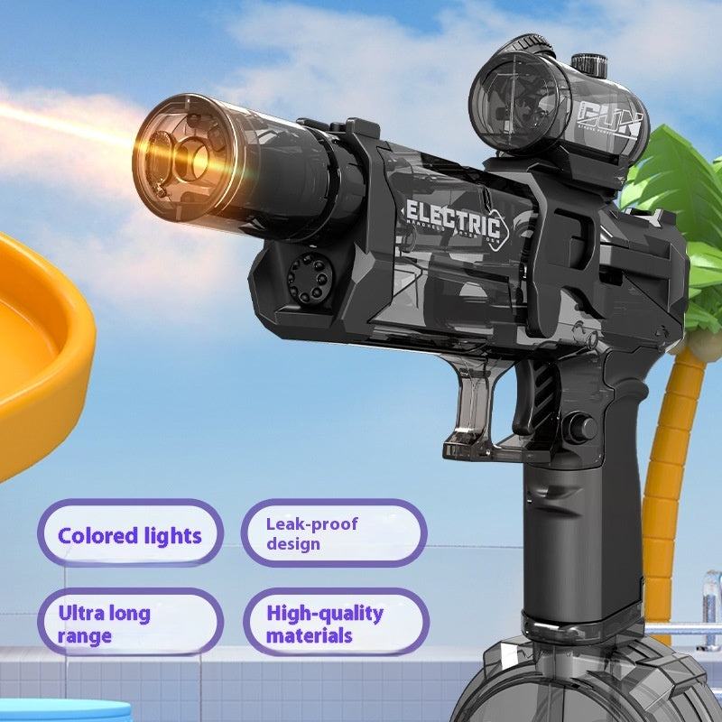 Fire Rat Electric Water Pistol Cool Light Cool Light Full Automatic Water Spray Gun Summer Toy Sports Entertainment Children Gifts AC223