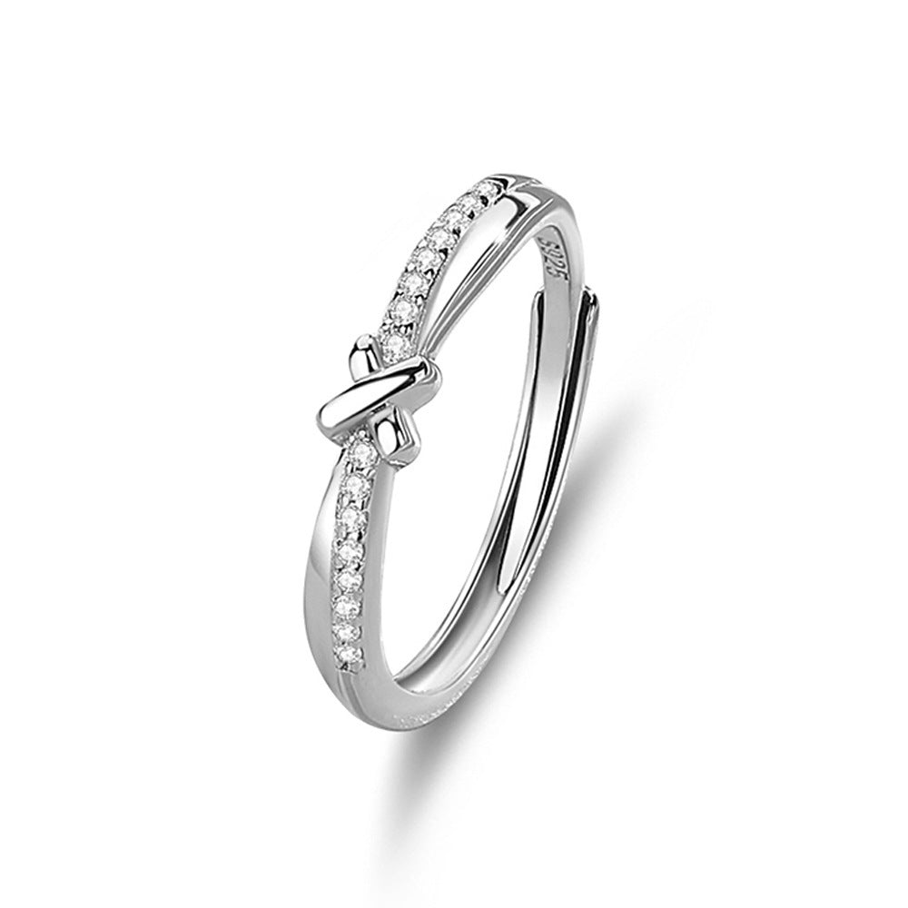 Original Design High Sense S925 Silver Couple Ring