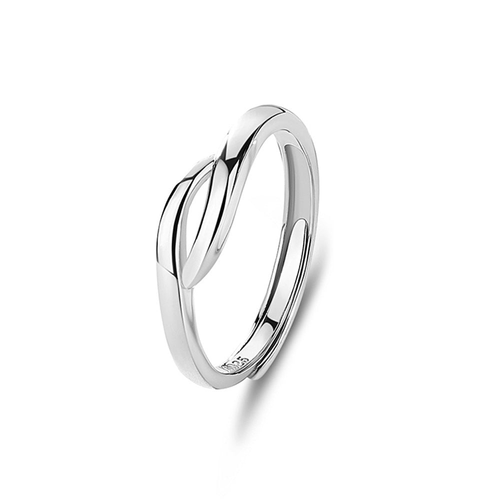 Original Design High Sense S925 Silver Couple Ring