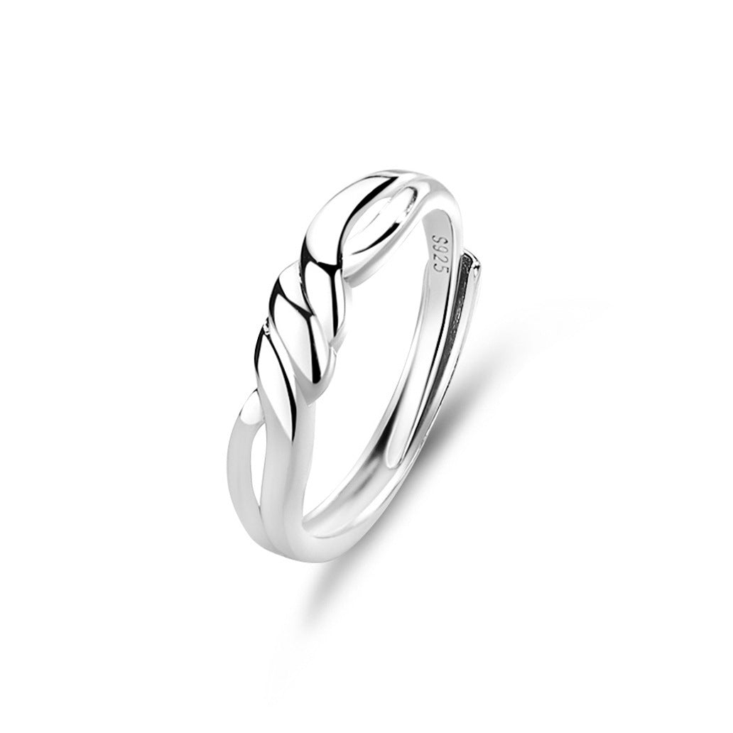 Original Design High Sense S925 Silver Couple Ring