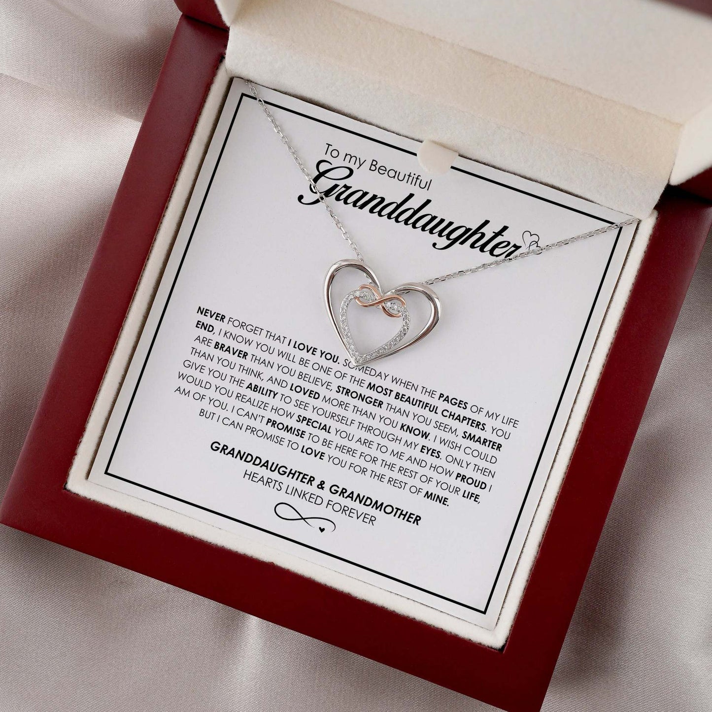 New Double-heart Necklace For Women