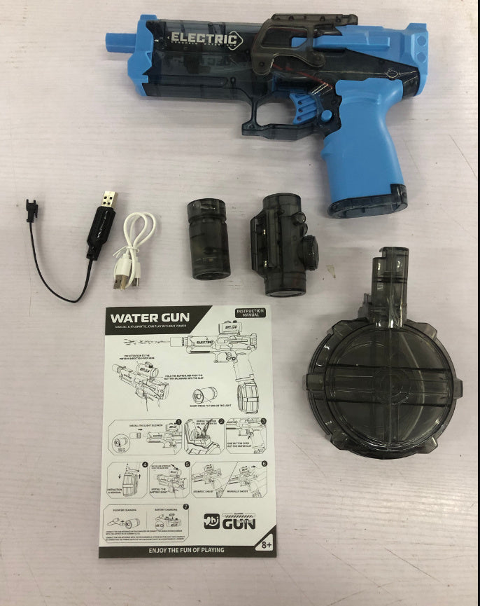 Fire Rat Electric Water Pistol Cool Light Cool Light Full Automatic Water Spray Gun Summer Toy Sports Entertainment Children Gifts AC223